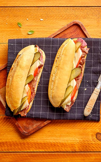 Sandes de rosbife