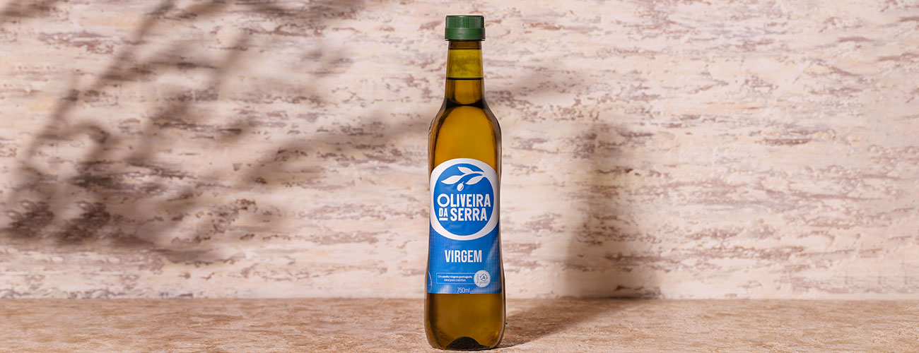 Garrafa de azeite virgem oliveira da serra
