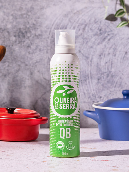 Garrafa de azeite em spray oliveira da serra